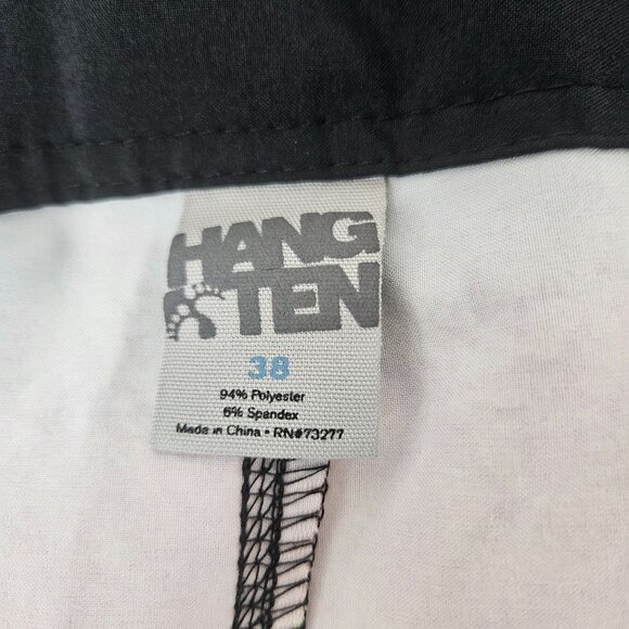 Hang Ten Men's Vibrant Rainbow Stripe Board Shorts Size 38 Beach Summer Casual - Picture 6 of 6